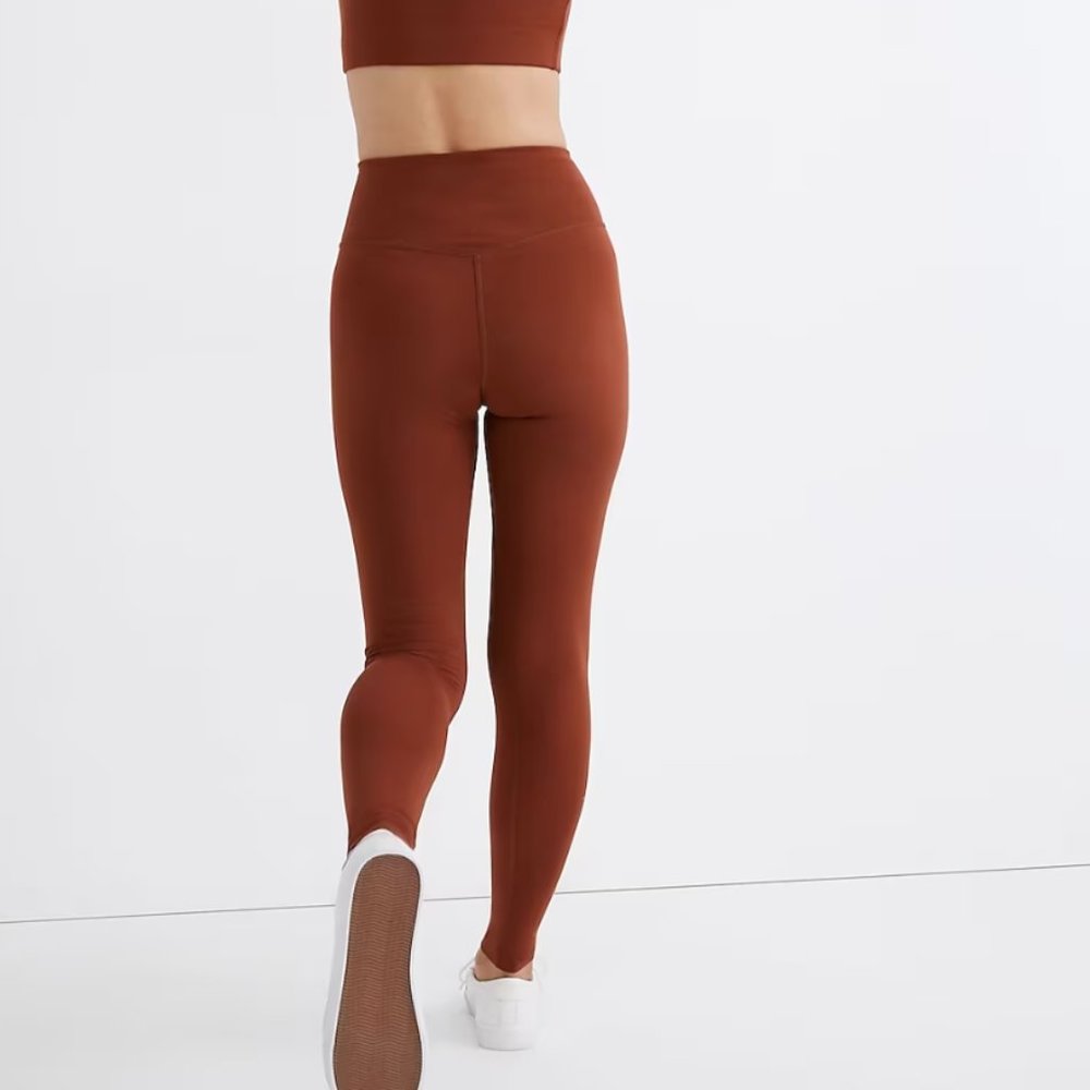 Girlfriend Collective Seamless High-Rise 28 1/2" Leggings - Mahogany